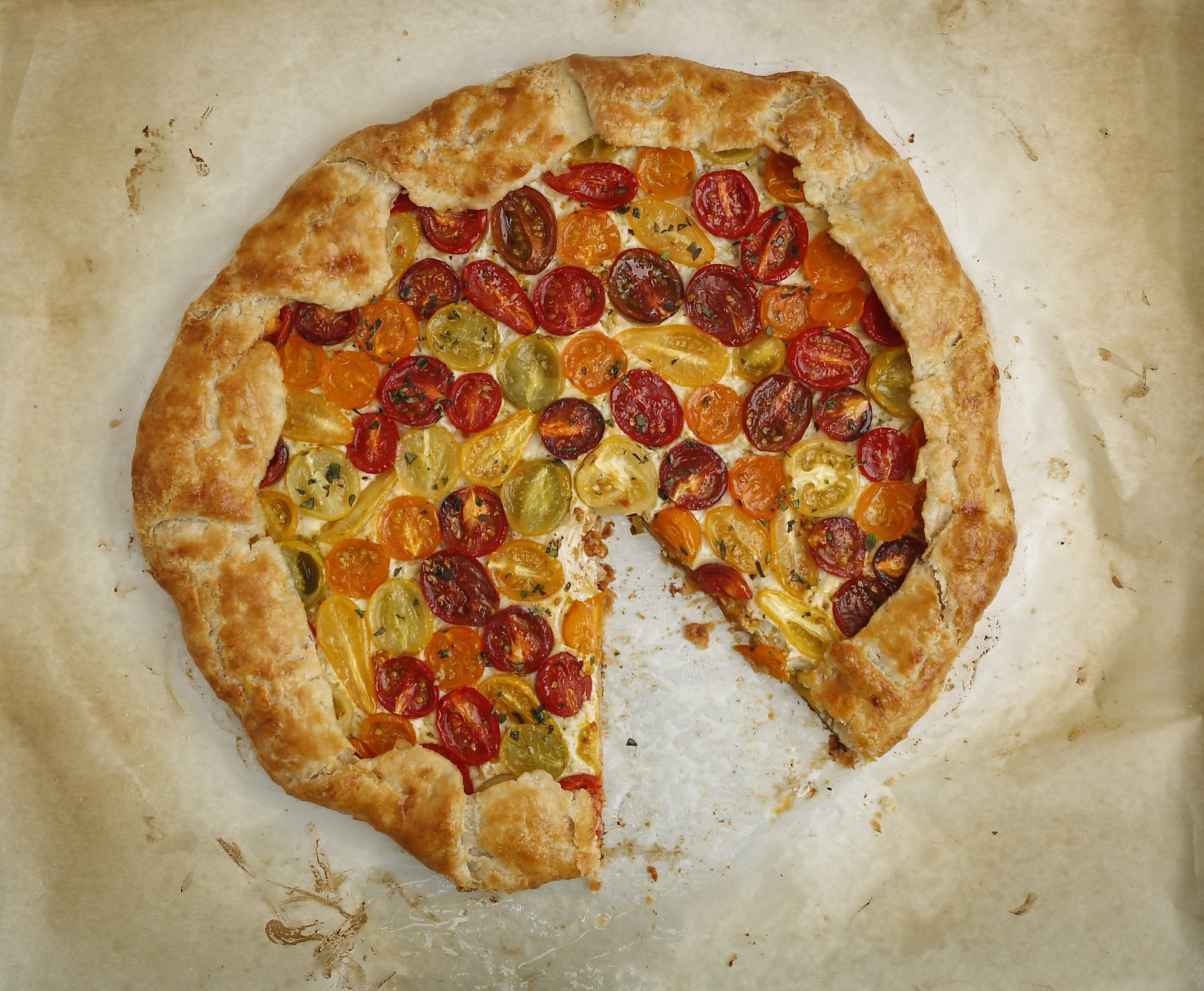 Recipe Cherry Tomato Galette