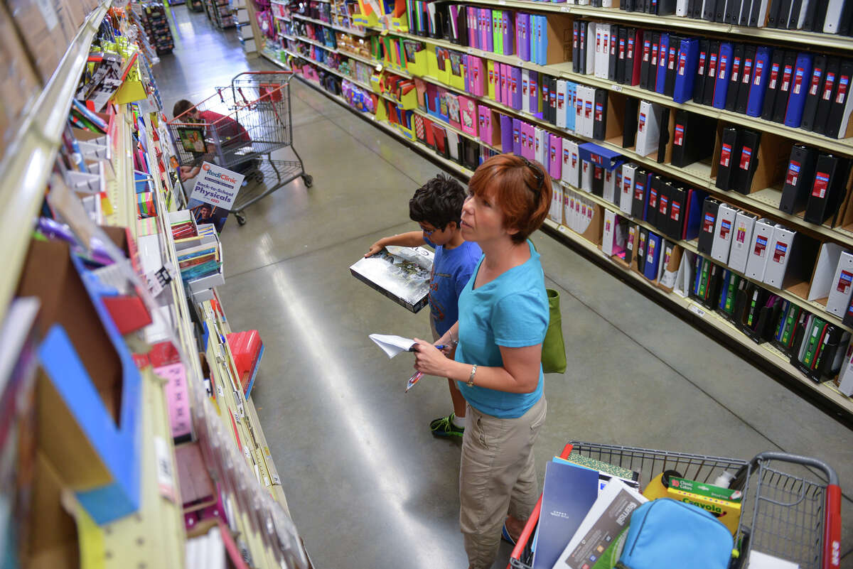 Stuff the Bus drive collects school supplies for students in need