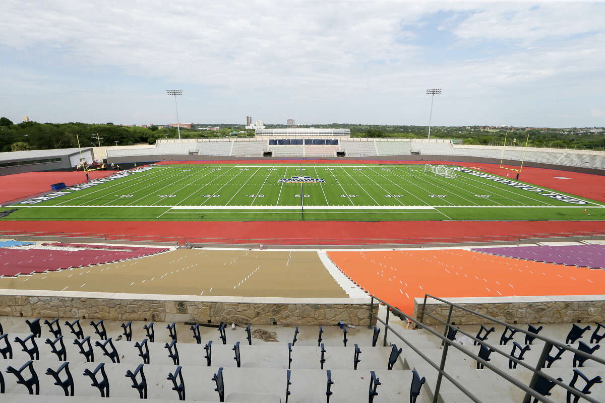 Items up for sale at historic Alamo Stadium