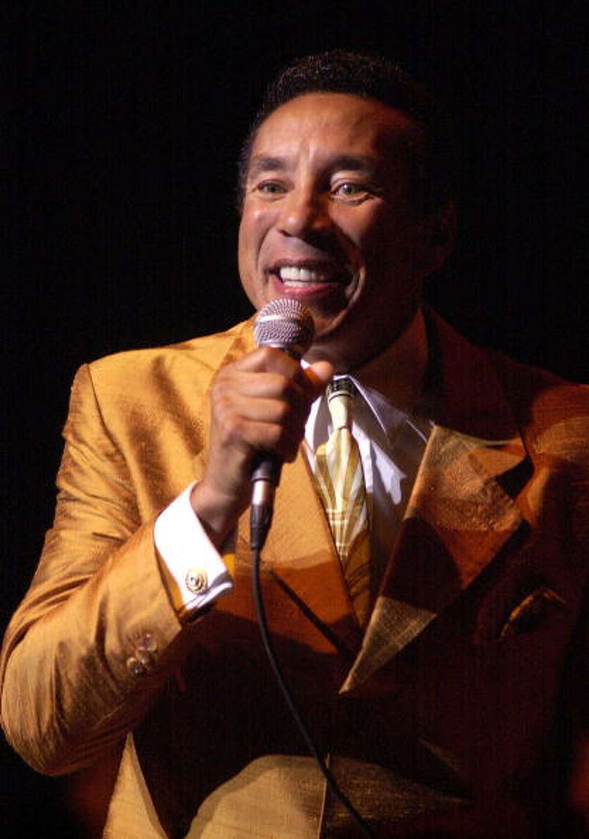 R&B singer Smokey Robinson at the Majestic