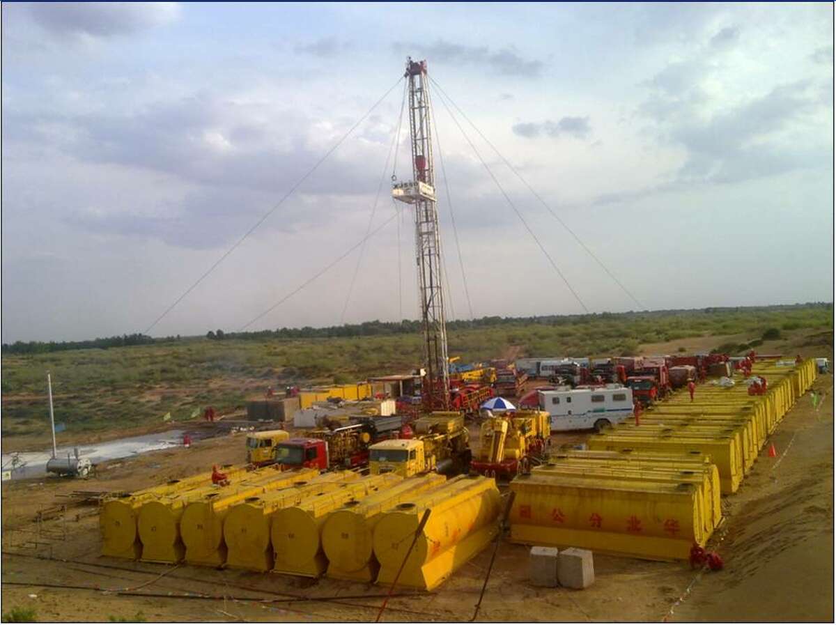 Halliburton, which began a new joint venture with China s STP in 2014, also worked with the nation s Sinopec on this hydraulic fracturing job in Shanxi Province, about 300 miles southwest of Beijing in North China. (Halliburton photo)