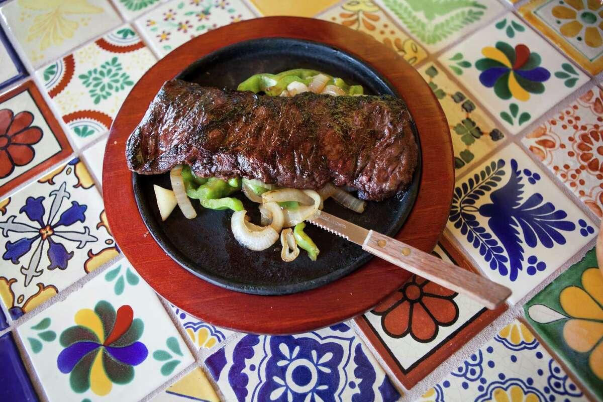 Tampiquena, a house specialty made with beef fajita steak at Sylvia's.