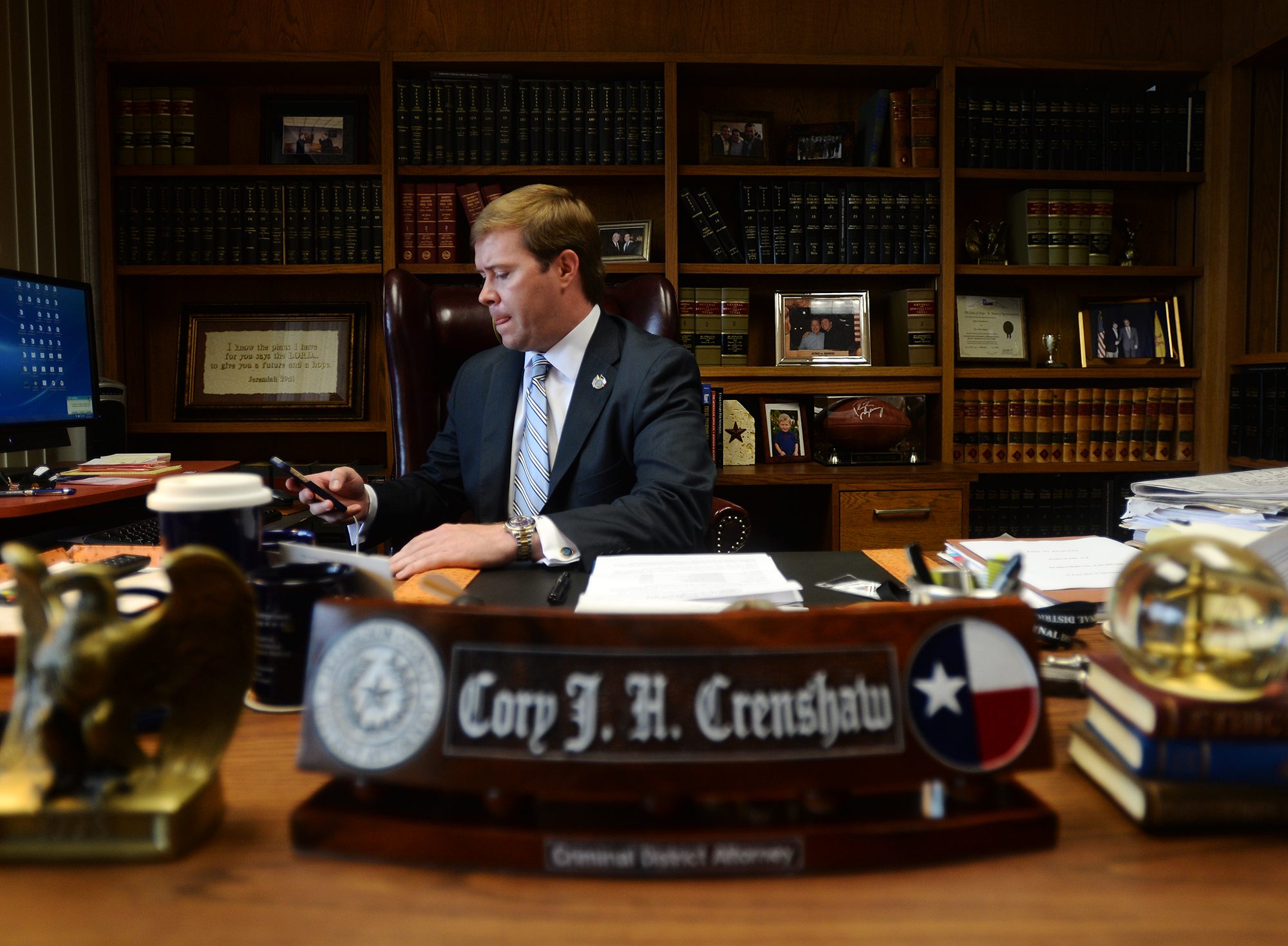 Crenshaw Sleeping just fine while crushing corruption in SE Texas