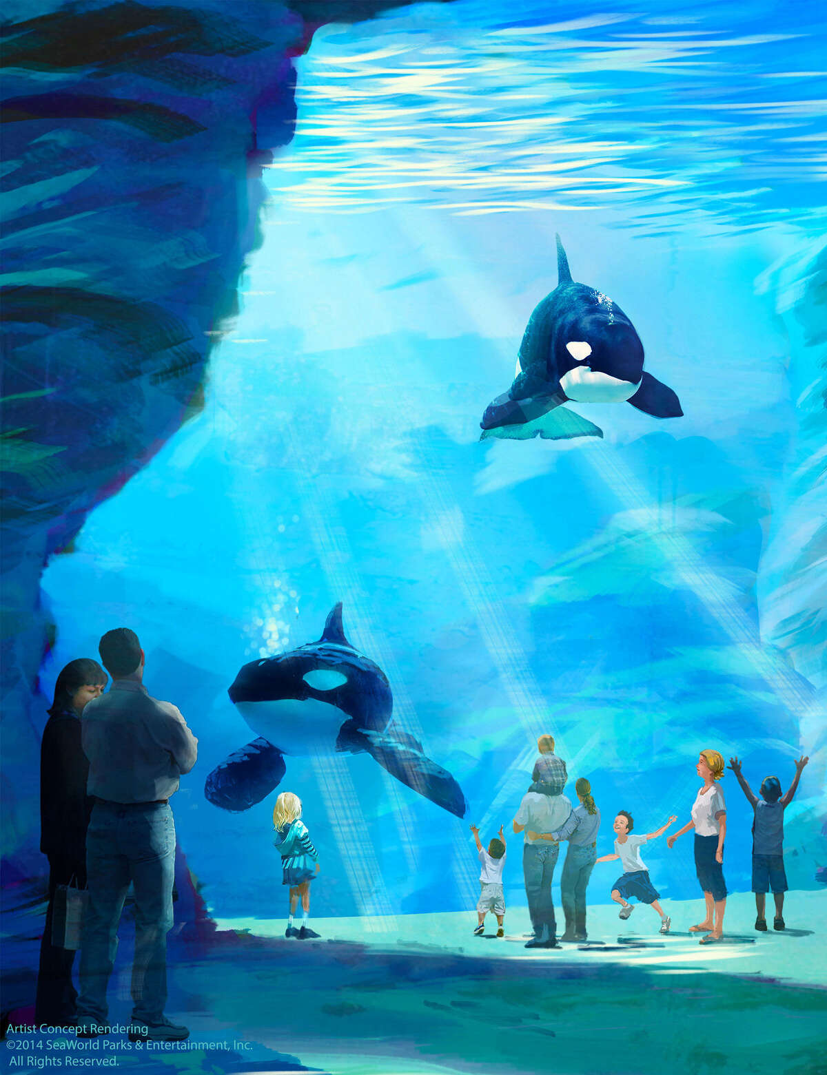 SeaWorld plans to build new killer whale, sea lion and dolphin habitats at its parks in San Antonio, San Diego, Calif., and Orlando, Fla.
