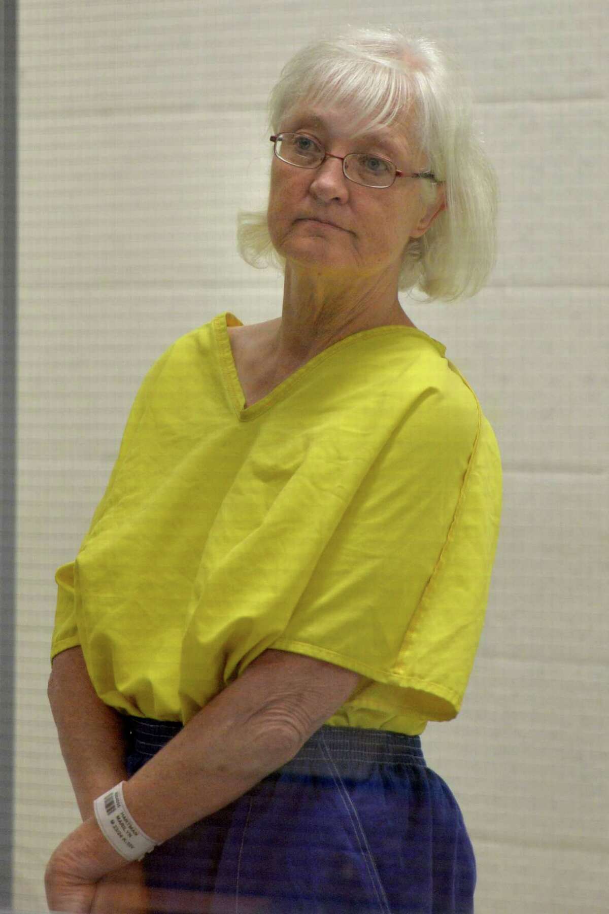 Marilyn Jean Hartman appears in court in 2014. file photo, in the airport courthouse in Los Angeles.
