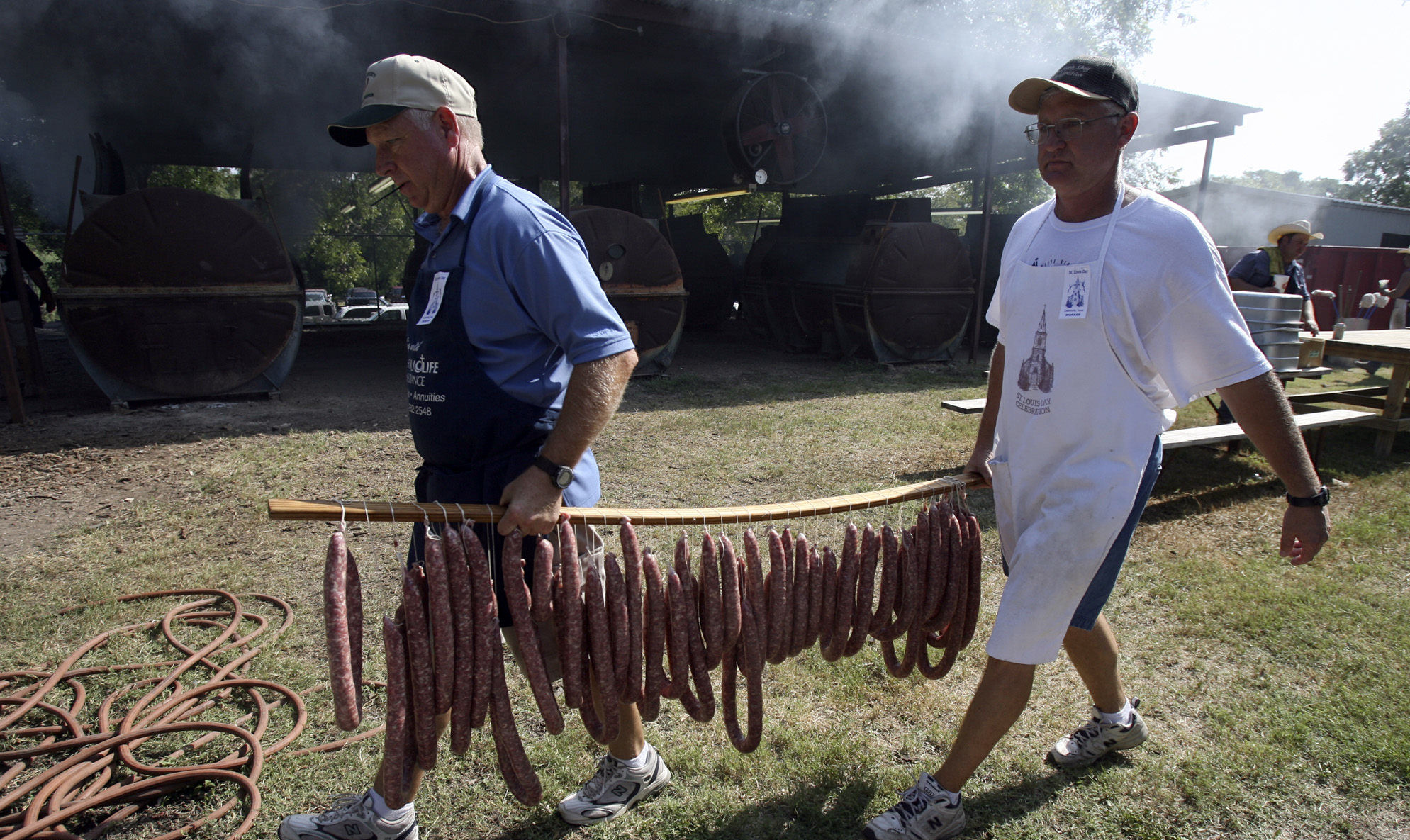 St. Louis Day makes Castroville a meat market