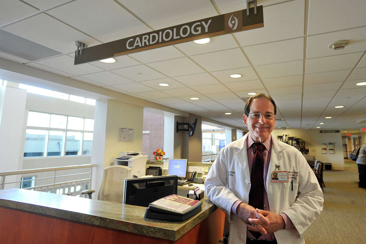 Steve Horowitz MD, the interim director of cardiology at Stamford Hospital, poses at Tully Health Center in Stamford, Conn., on Wednesday, Aug. 20, 2014. A recent study shows heart disease is on the decline.