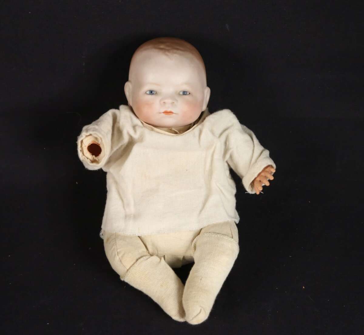 German Bisque head baby doll ($250-$450)