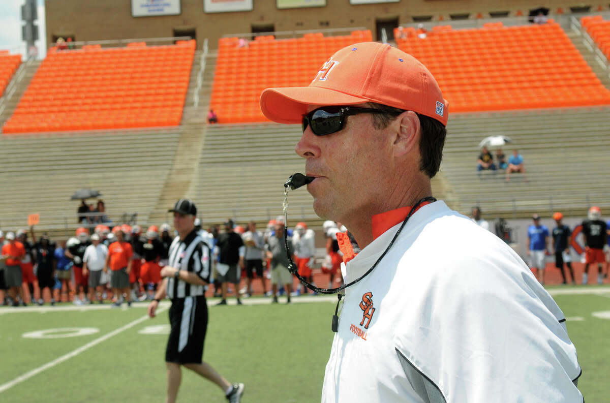 K.C. Keeler is in his first season as coach at Sam Houston State.