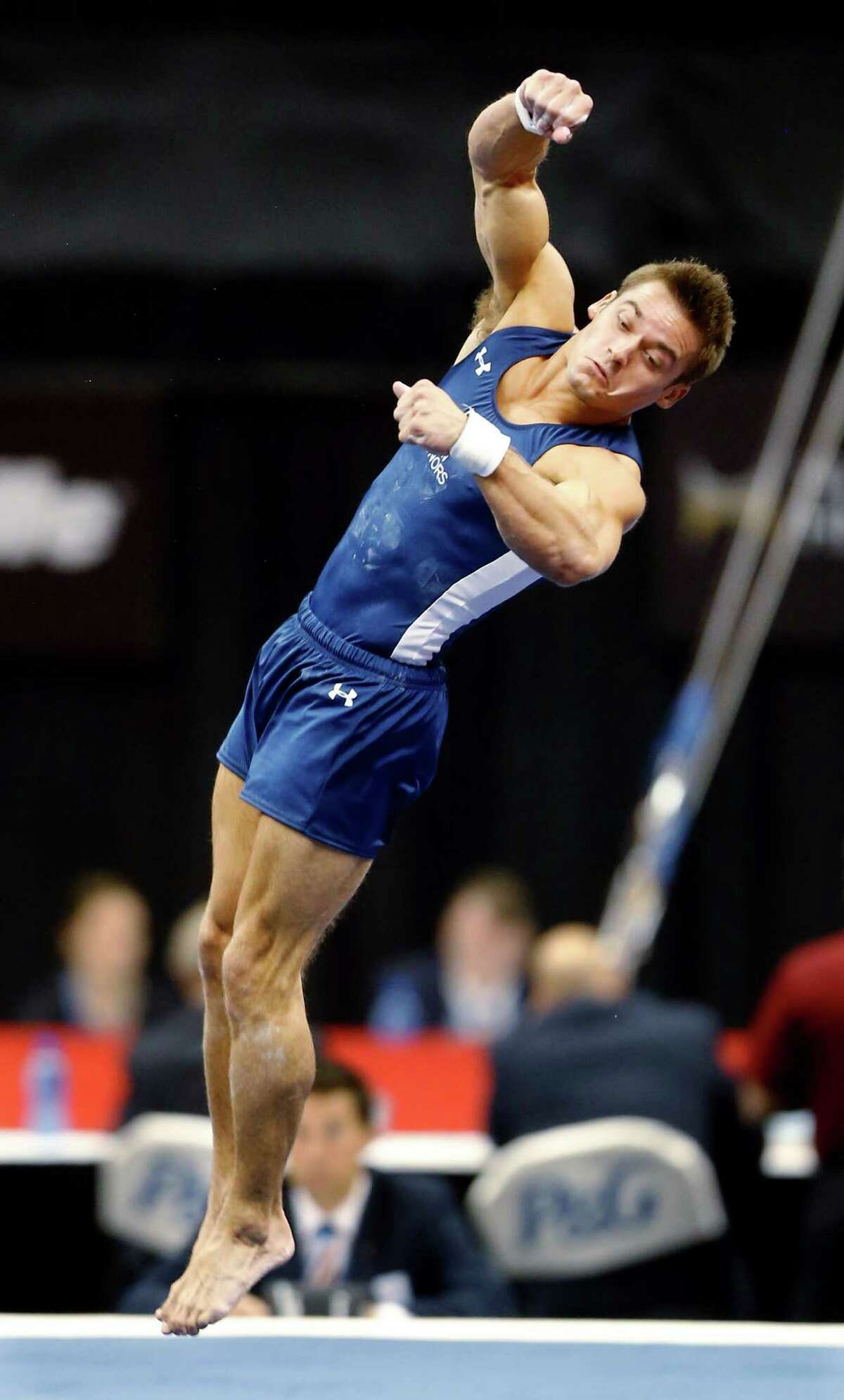 Men S Gymnastics Mikulak Wins All Around Title Houston S Horton