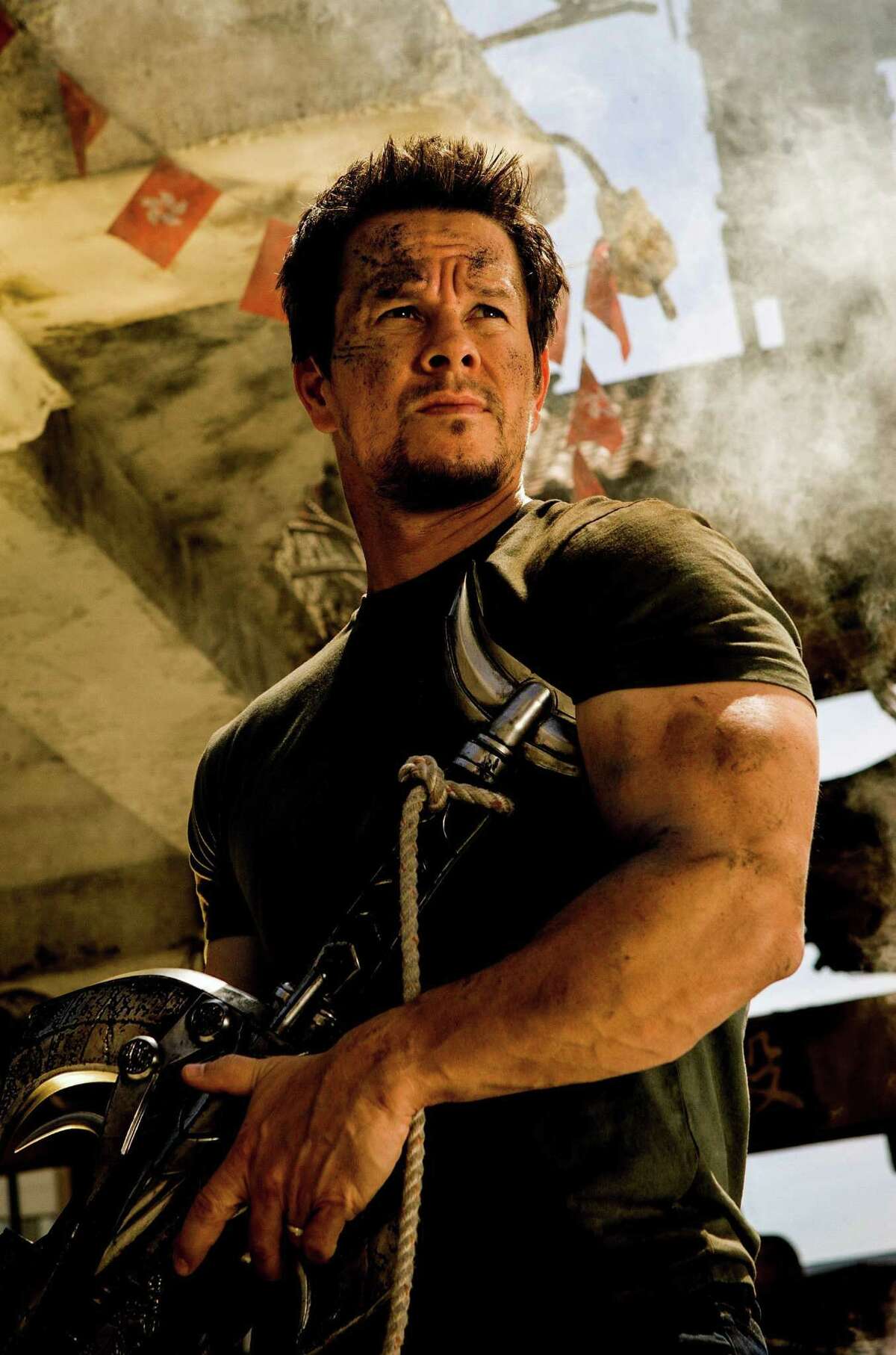 Mark Wahlberg plays Cade Yeager in "Transformers: Age of Extinction," from Paramount Pictures. (MCT)