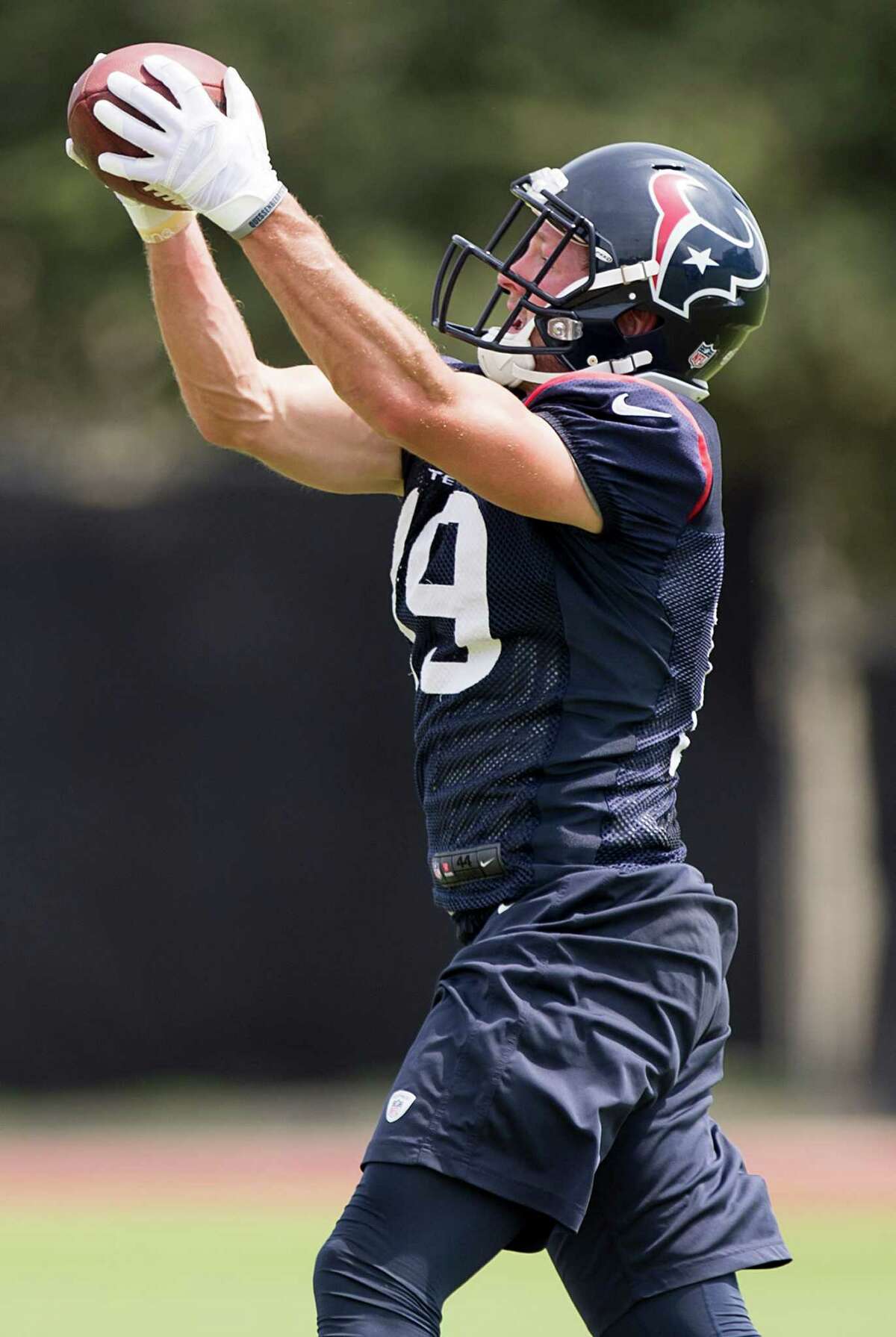 Texans wide receiver Travis Labhart long ago learned to play bigger than his 5-9 frame would suggest to most.