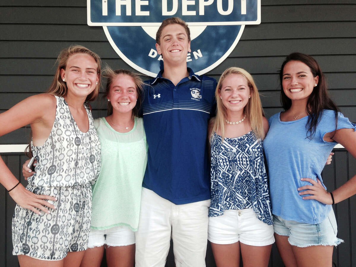 Members of the Depot's Student Governing Board look forward to another successful year. From left, Secretary Mary Brown, Media Representative Kallie Coughlin, Vice President Dylan Cunningham, Treasurer Kat Culliton and President Maddie Cush.