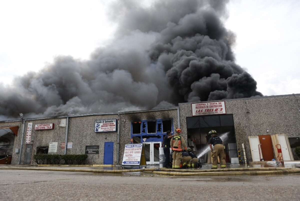boxer property fire in building houston texas
