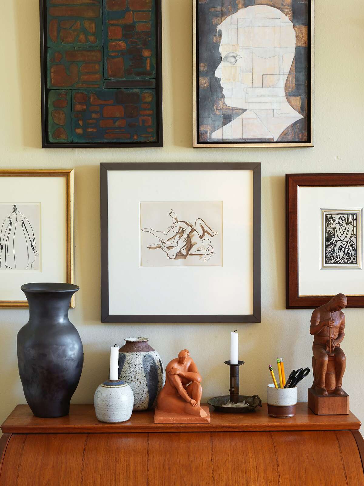 Lost Art Salon coowner Rob Delamater�s classic, colorful flat