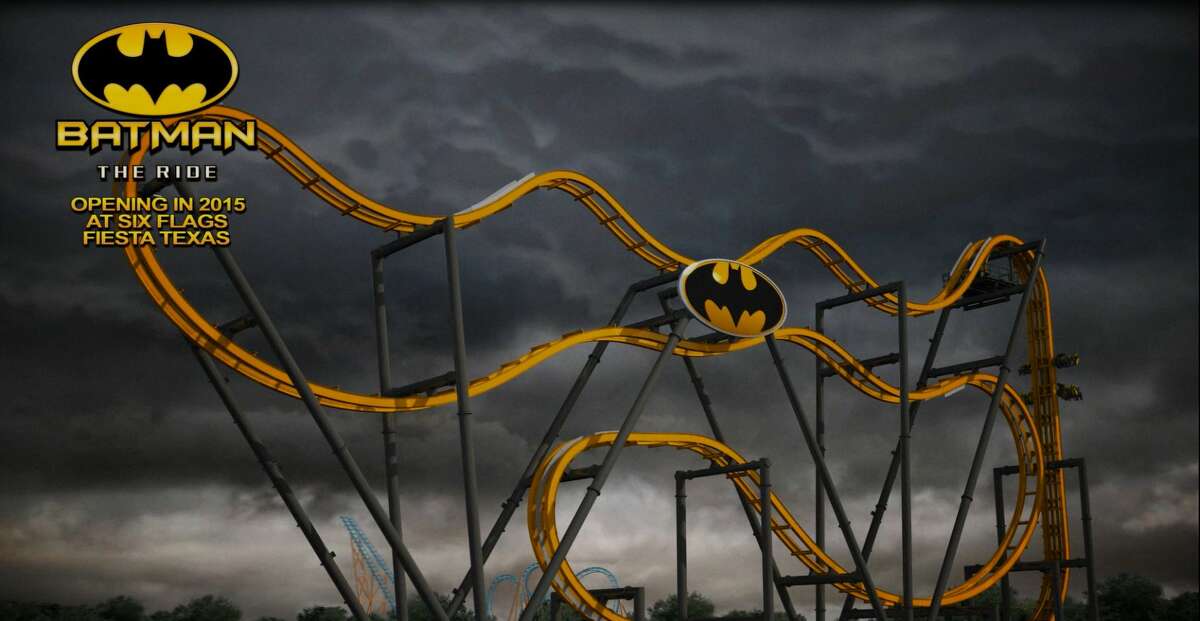 Batman: The Ride, which is a one-of-a-kind 4-dimensional coaster, will feature a 120-foot incline, two 90-degree drops and six free-fly flips. Six Flags Fiesta Texas revealed its new roller coaster on August 28, 2014.