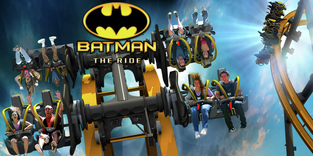 Batman The Ride at Six Flags Fiesta Texas