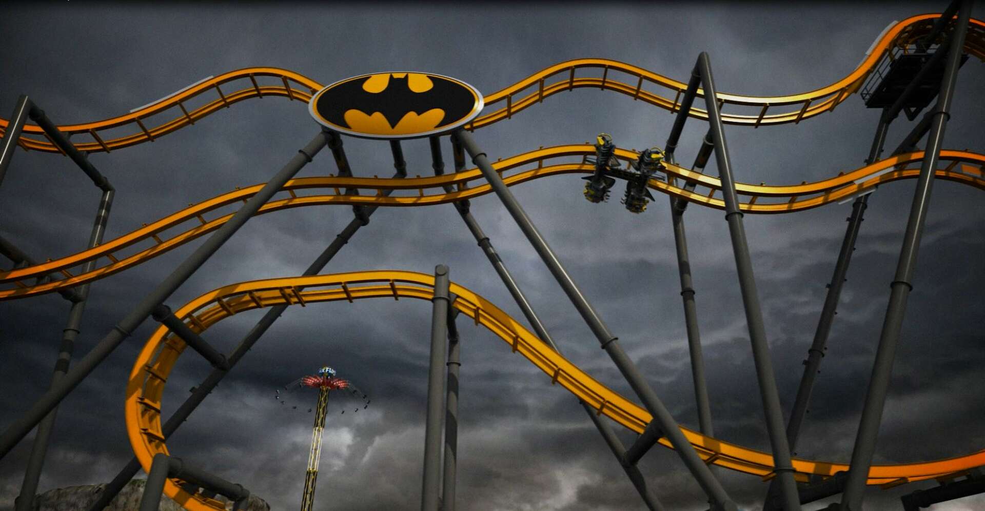 Batman ride at Six Flags Fiesta Texas gets in final stages of construction