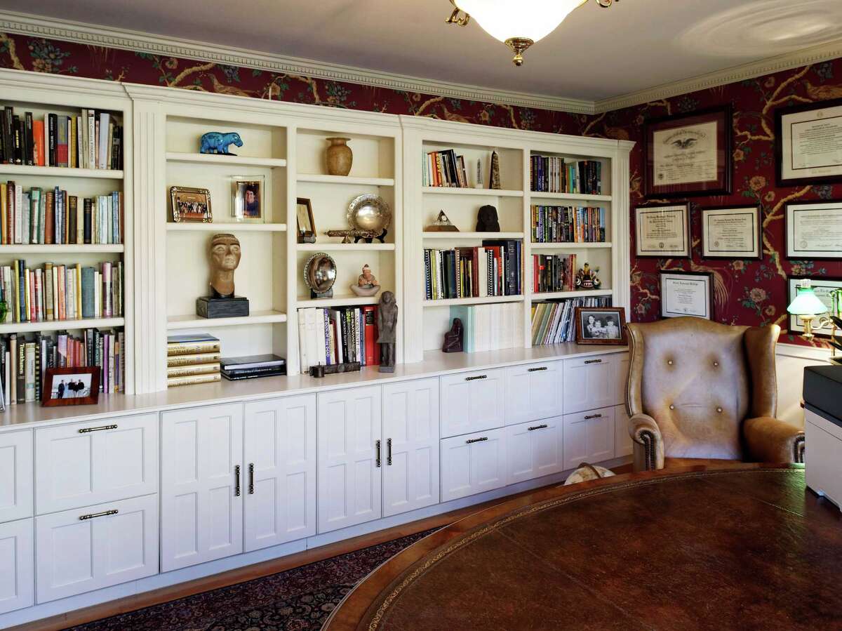 Bookshelves speak volumes