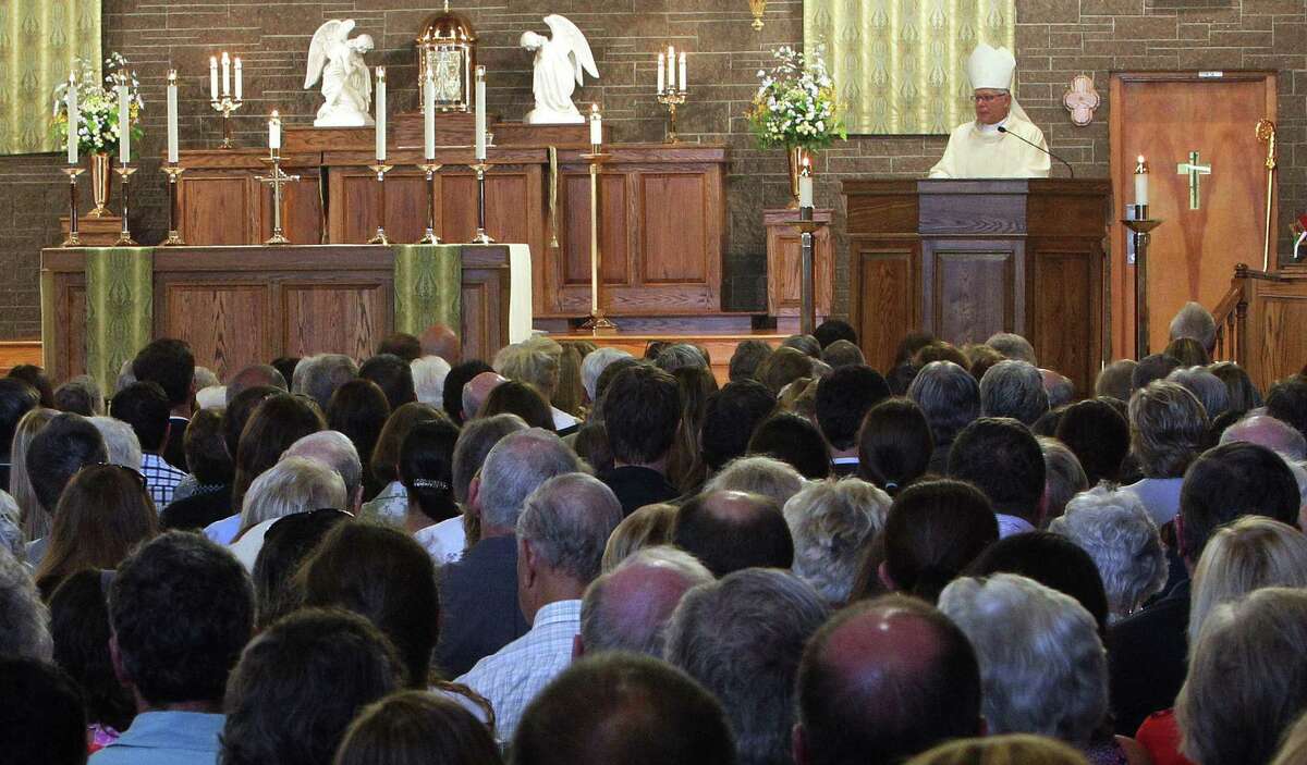 Bishop Peter Libasci addresses mourners during a special Mass for slain journalist James Foley. A reader writes about the evil of the terrorists who killed Foley and praises the victim.