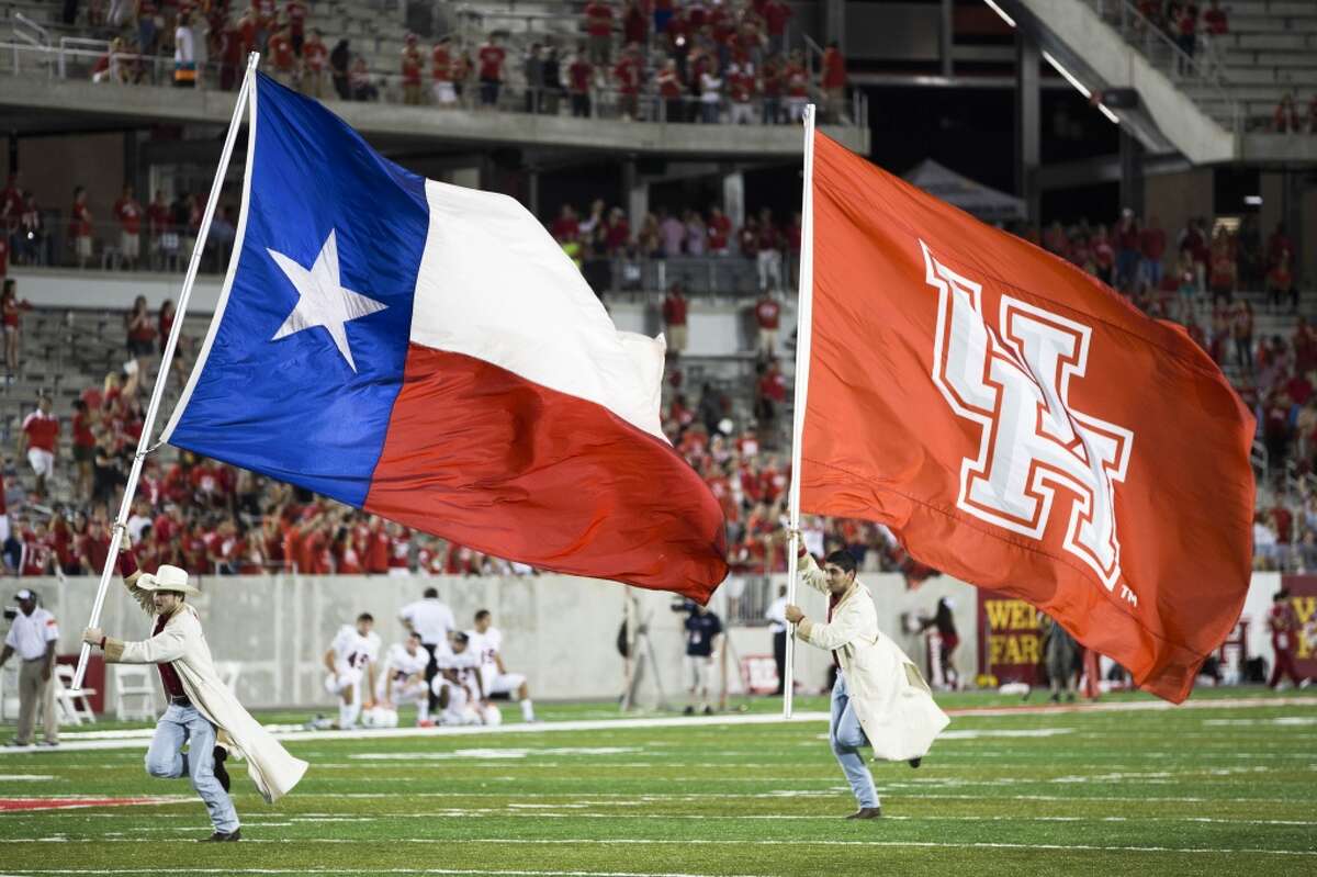 The Legislature should pressure the presidents of the Big 12 schools to "step up" and let the University of Houston into the conference, the chairman of UH's Board of Regents, Tilman Fertitta, said, citing the school's size and Tier One status.