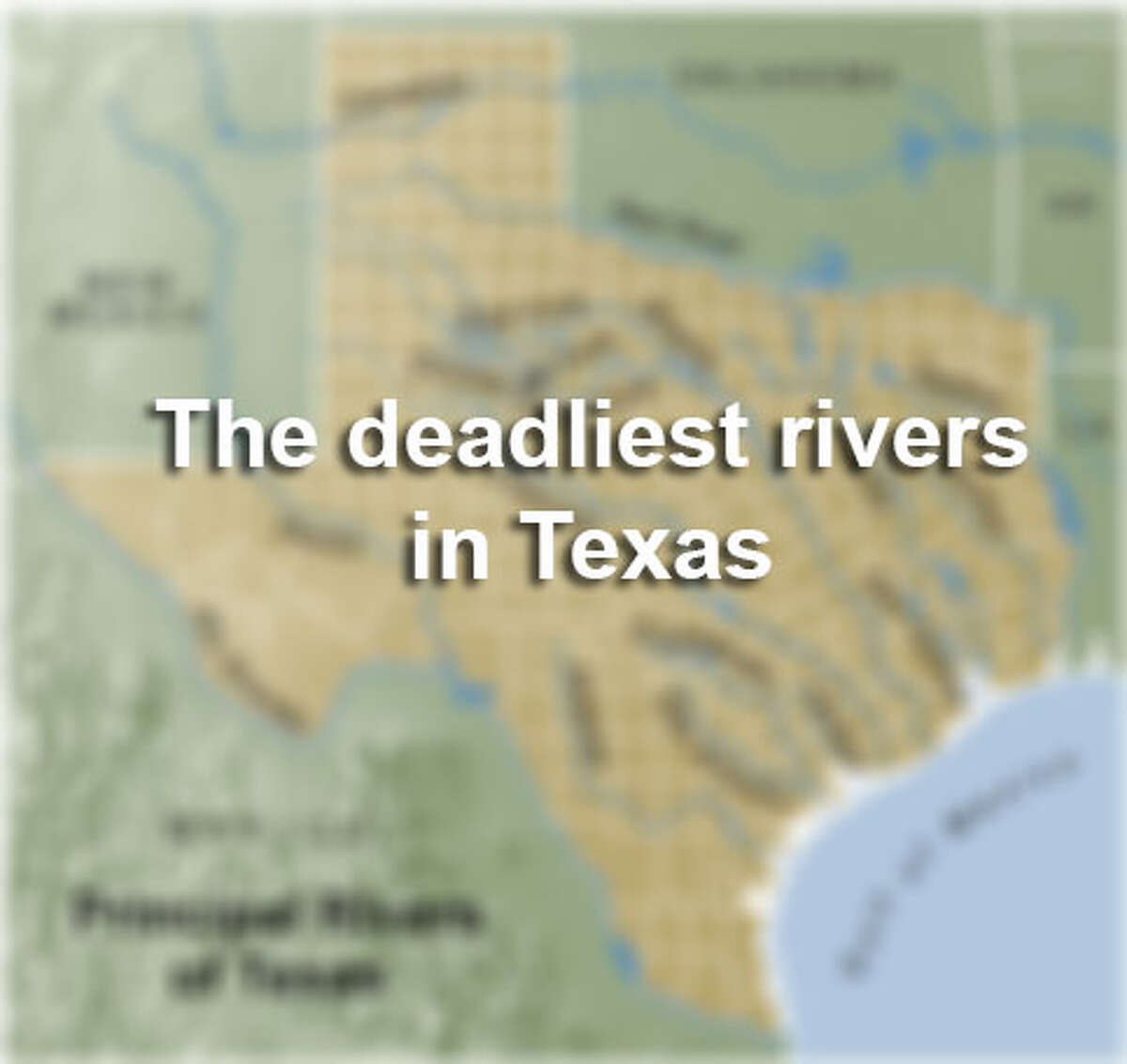 At least 125 people died on rivers in Texas since 2010. Explore this gallery to see the 12 rivers in the Lone Star State that have had more than two reported deaths since 2010. Explore this Express-News database for all 125 deaths sorted by river, cause and date.