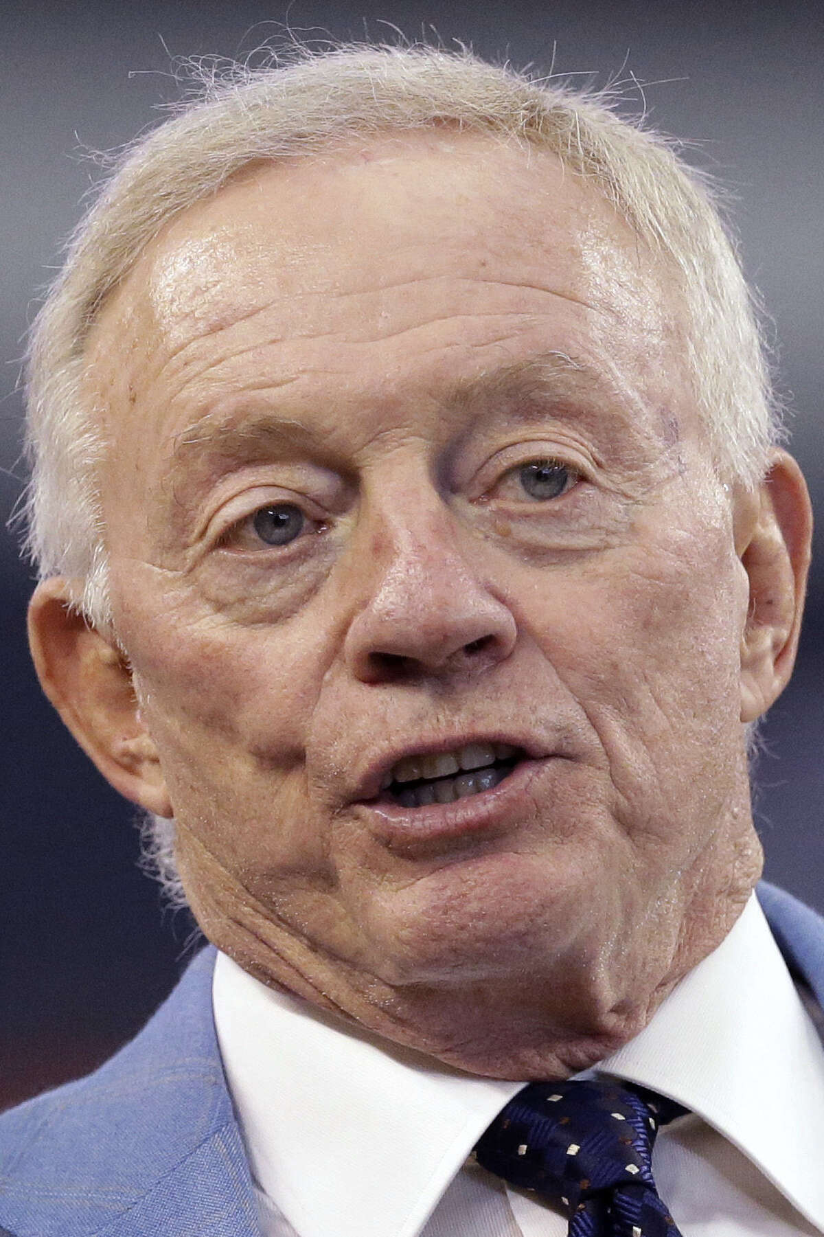 Jerry Jones, typically an optimist, is being realistic about a Dallas roster full of questions.