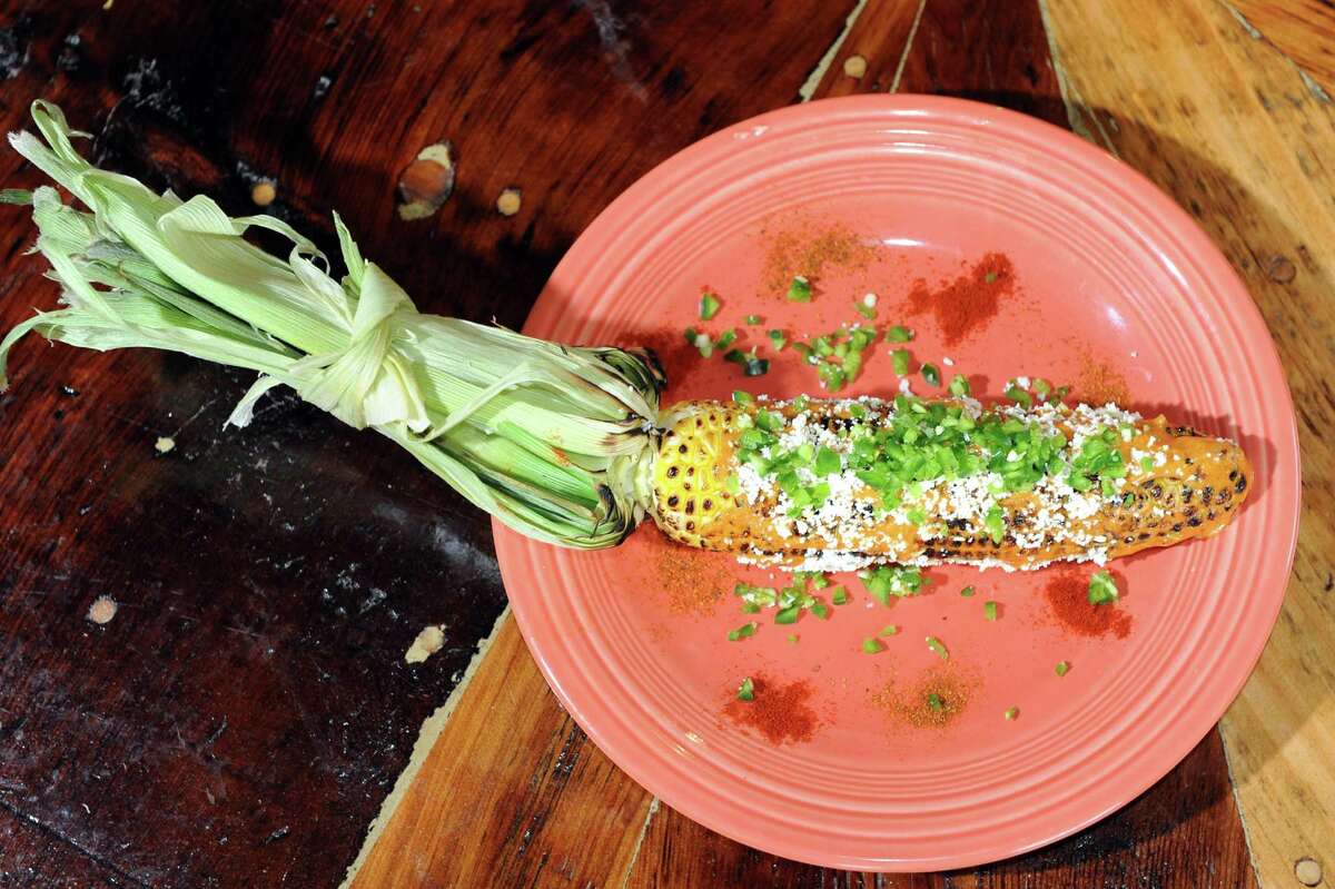 Elotes del Mercado appetizer on Thursday, Aug. 21, 2014, at Mexican Radio in Schenectady, N.Y. (Cindy Schultz / Times Union)