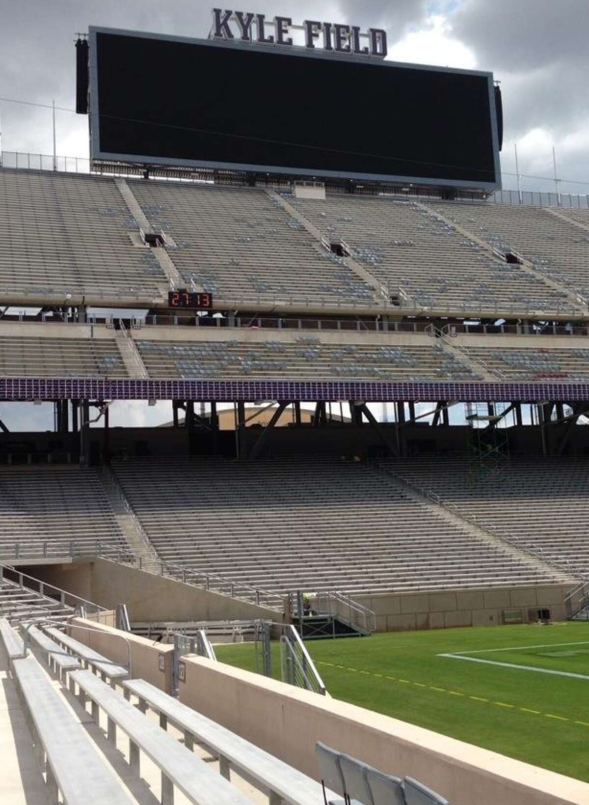 A portion of Kyle Field set for implosion next month