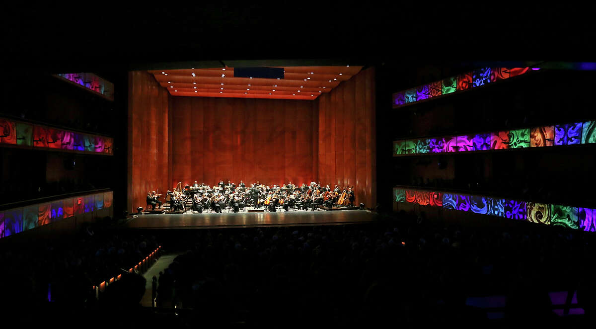 The San Antonio Symphony performs in the H-E-B Performance Hall during the grand opening of the Tobin Center for the Performing Arts Thursday Sept. 4, 2014.