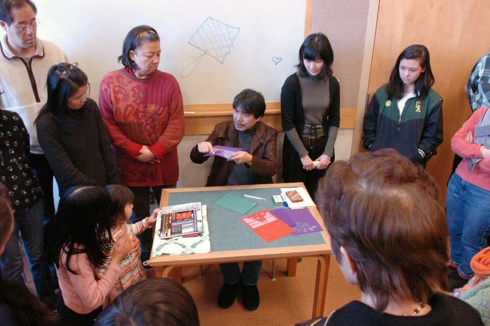 Library hosts Japanese paper-cutting artist