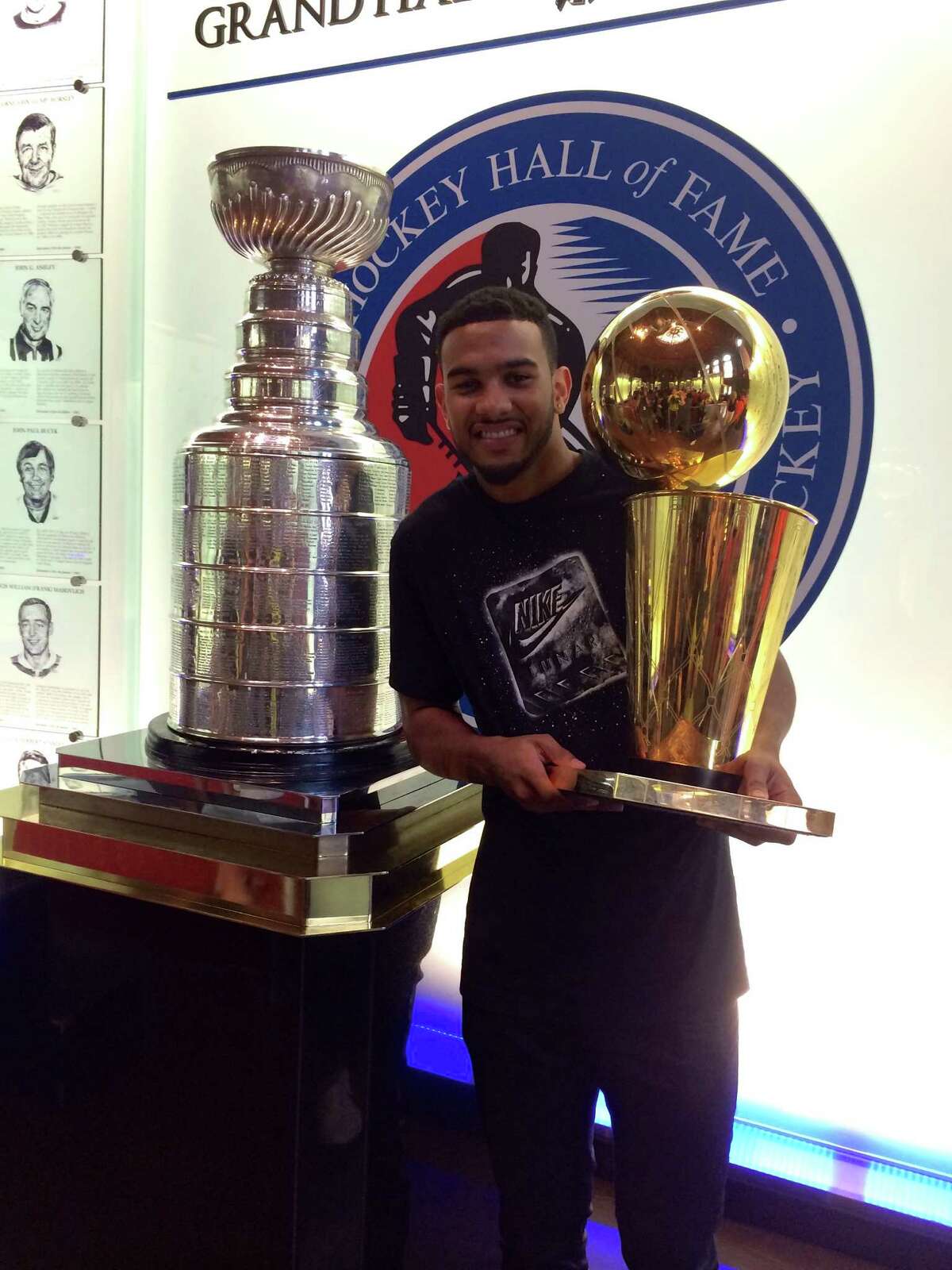 Spurs take a world of selfies on tour with championship trophy