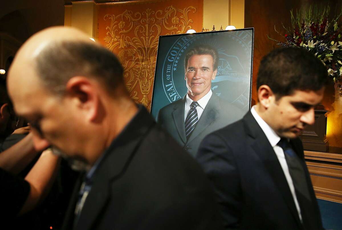 Schwarzenegger Returns To The Capitol For Portrait Unveiling