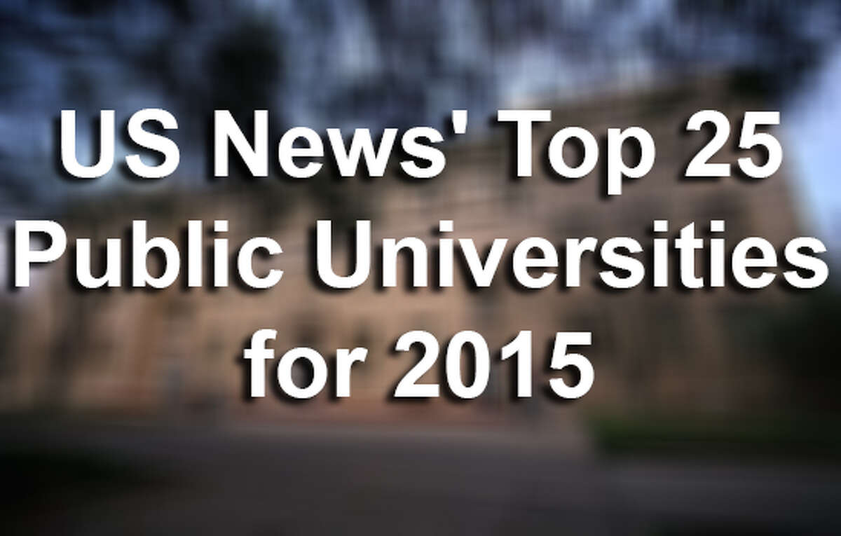US News & World Report has released its annual college rankings. Here are the top 25 public schools.