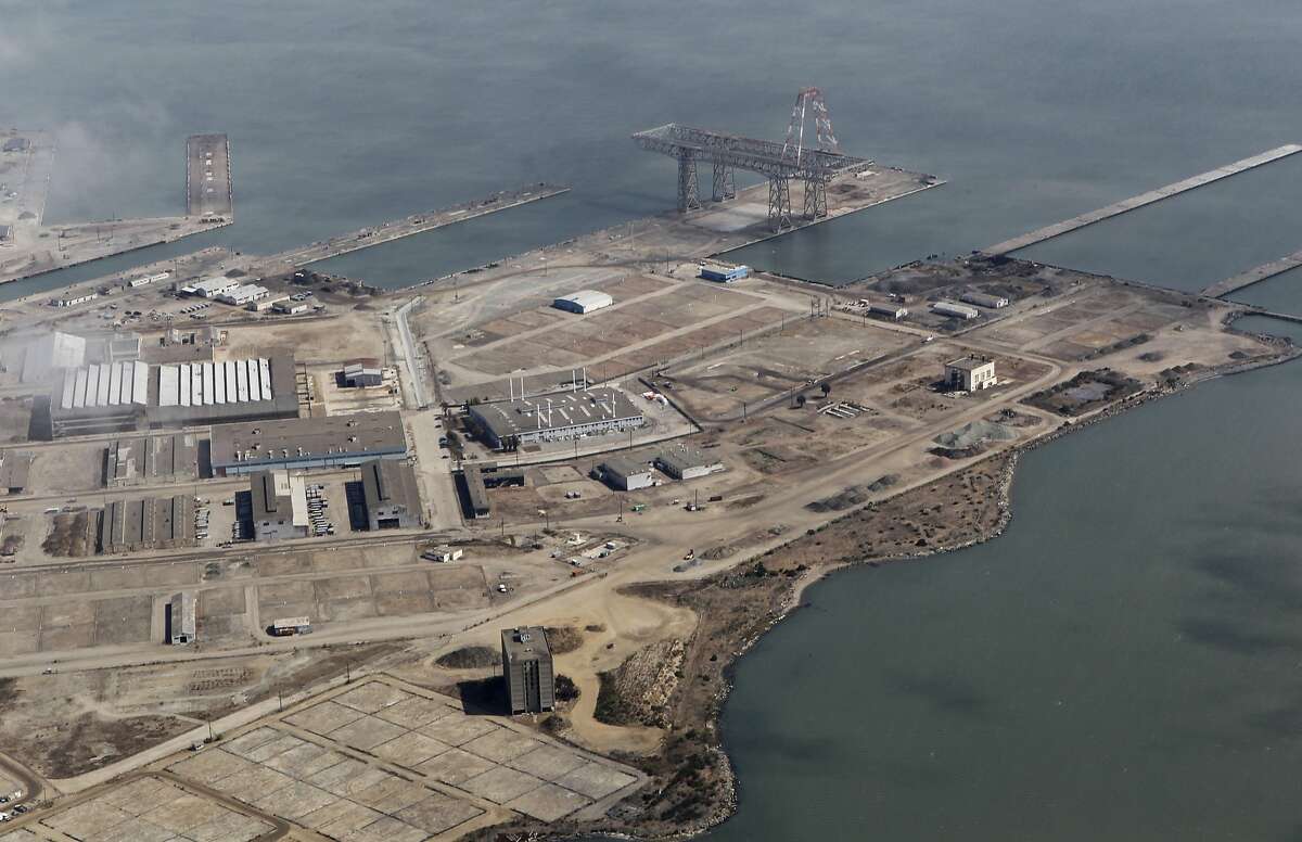 The former naval shipyard at Hunters Point is ready for development in San Francisco, Calif. on Friday, Sept. 28, 2012.