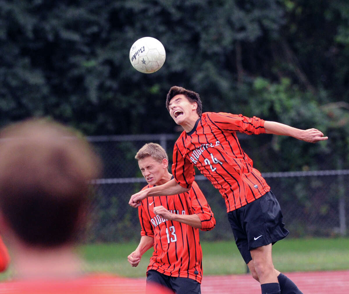 Bartels' hat trick lifts Greenwich boys soccer team past Ridgefield