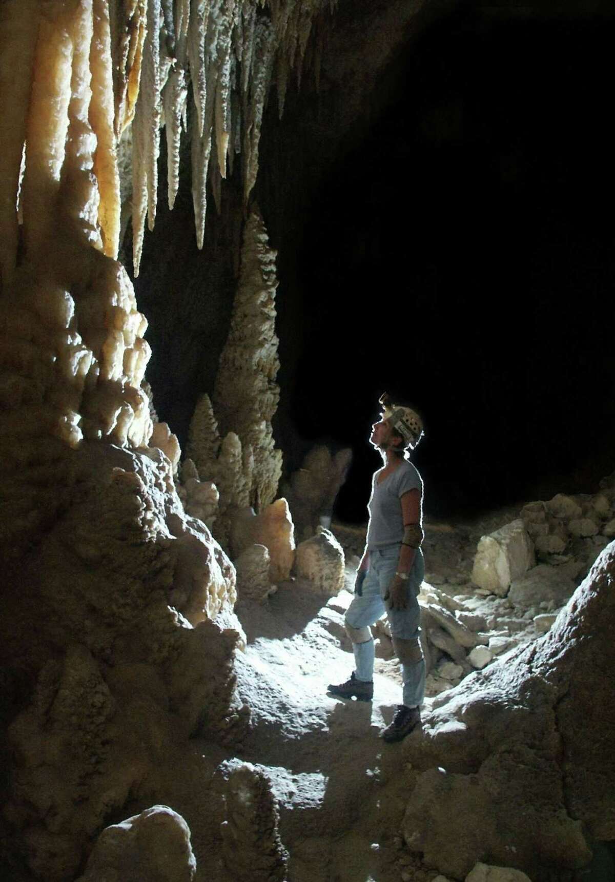Kickapoo Caverns State Park is located near Bracketville.