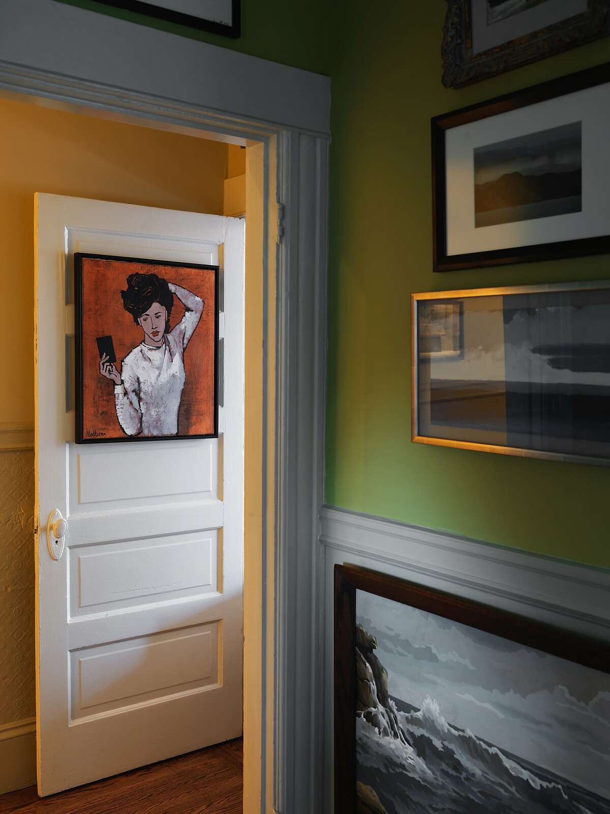 Lost Art Salon coowner Rob Delamater�s classic, colorful flat