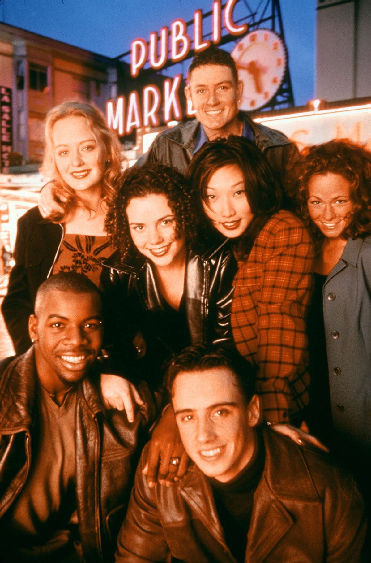 The cast of MTV's "The Real World: Seattle" in 1998: From top, Nathan Blackburn; middle row, from left: Rebecca Lord, Irene McGee, Janet Choi and Lindsay Brien; bottom row: Stephen Willams, left, and David Burns. They lived in a house on Pier 70 that's no longer there. 