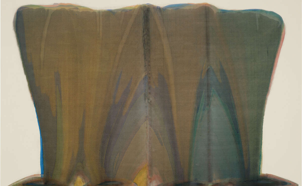 Morris Louis’ “Number 64” (1958) is one of the must-see pieces in the Anderson Collection.