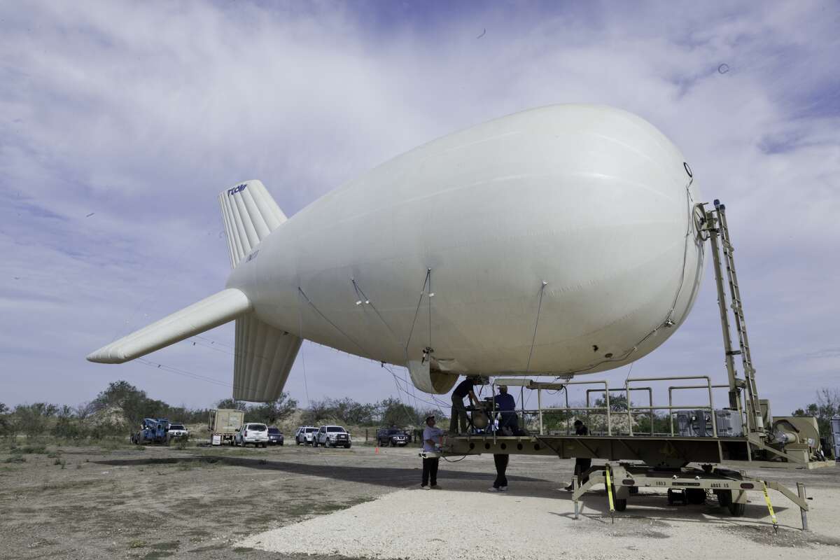 Surveillance balloons help agents along TexasMexico border