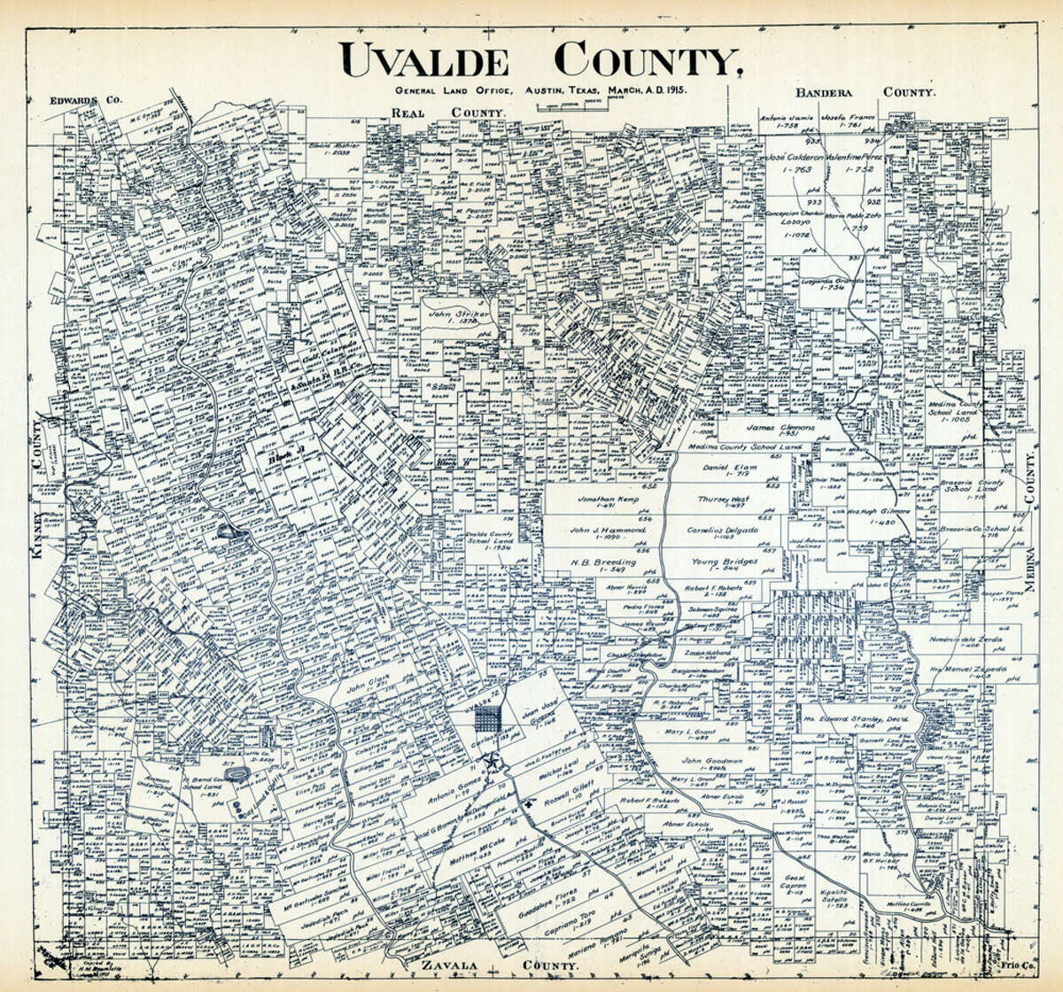 Historic Texas map going for $8,000