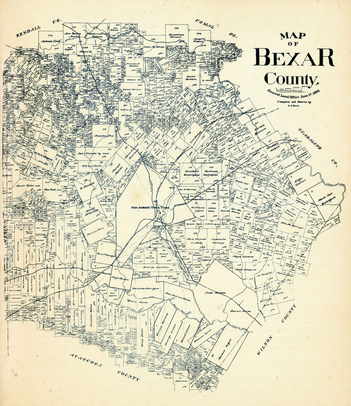 Reprint of 1849 Texas map is the most popular one sold by state