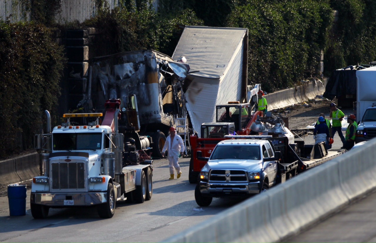 Southwest Freeway outbound re-opens after hours long shutdown causes chaos