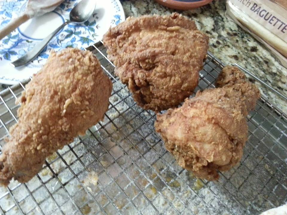 Who invented fried chicken image