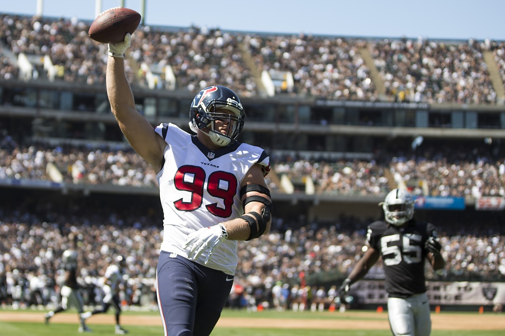 Houston Texans #99 J.J. Watt White Camo Salute to Service Jersey