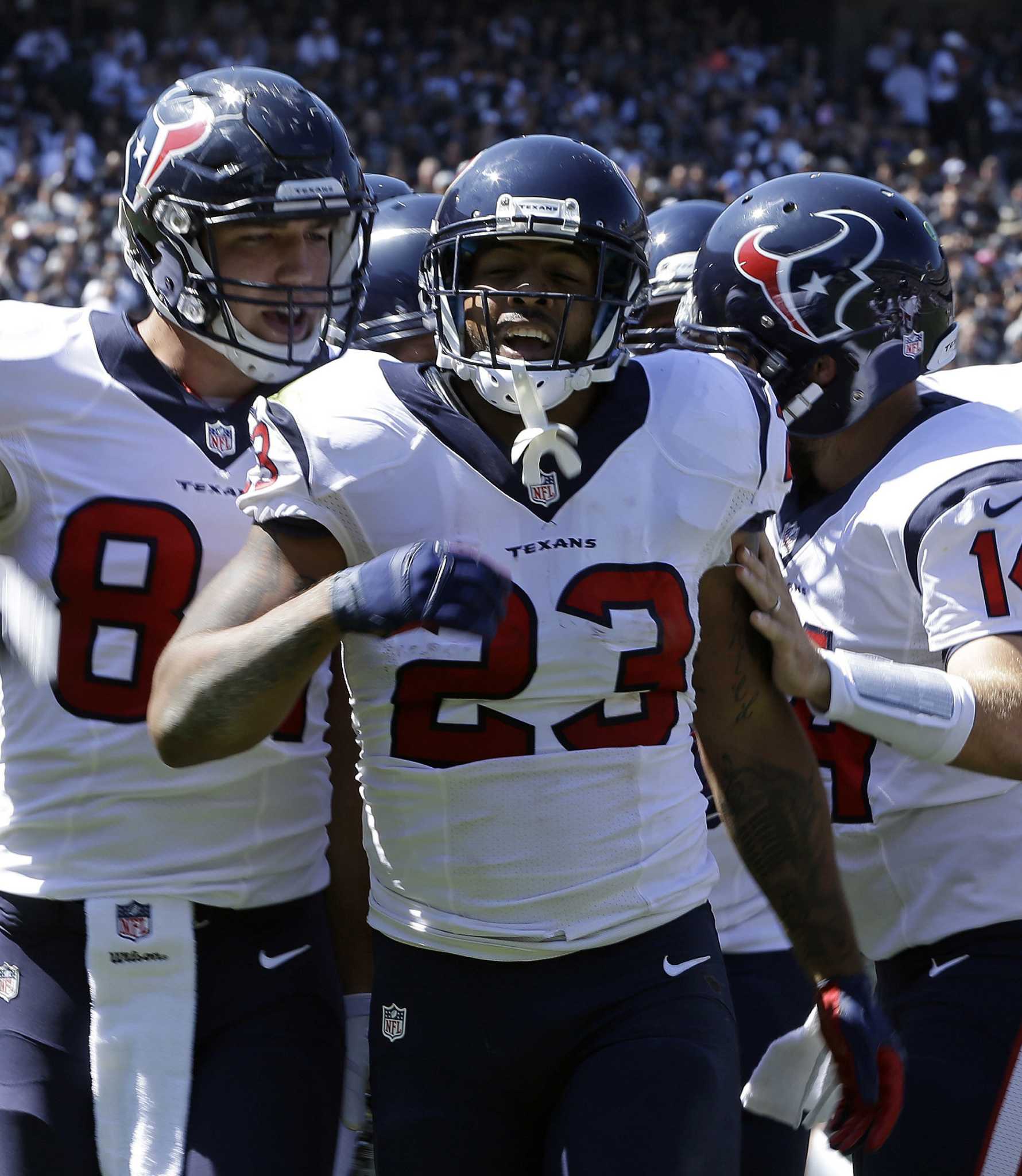 Watt's TD catch fuels Texans' 30-14 win vs Raiders