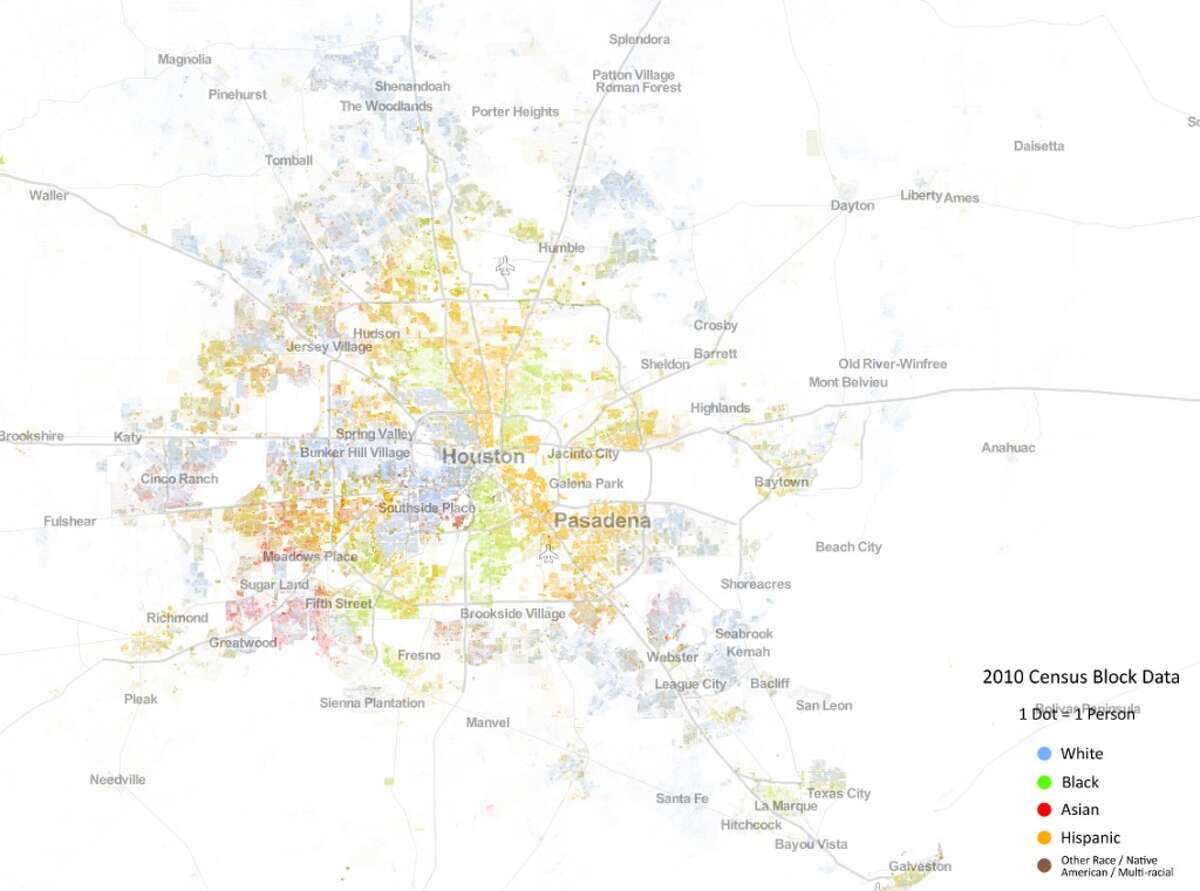 Stunning diversity map shows San Antonio's racial divide