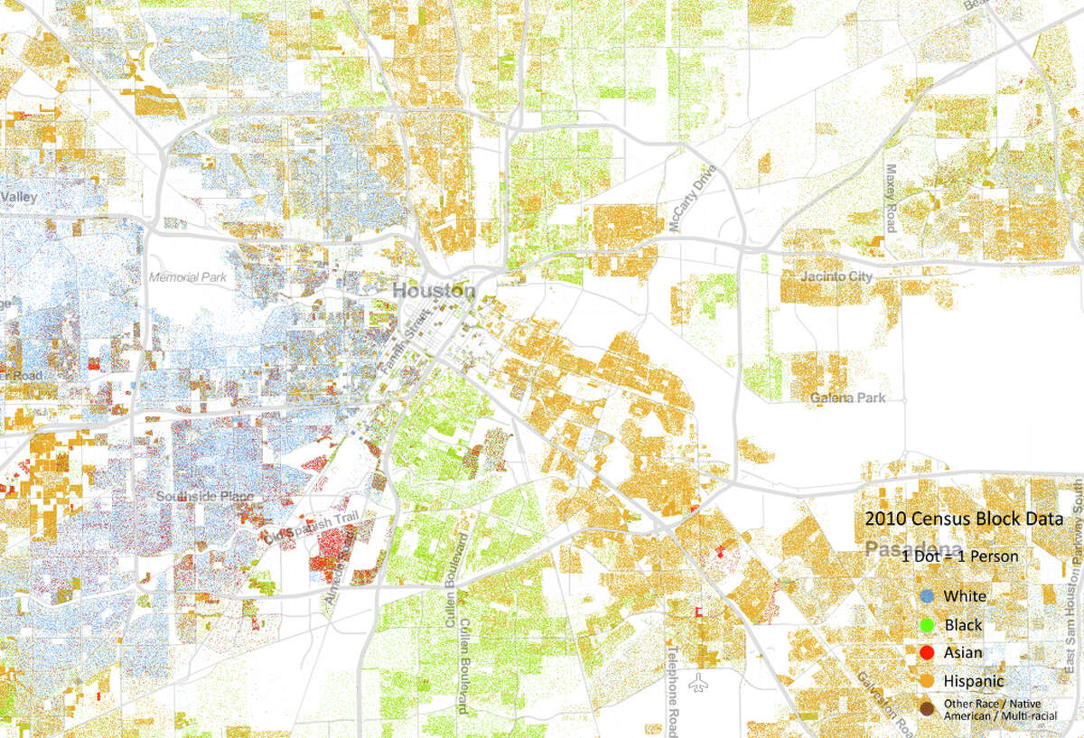 Stunning diversity map shows San Antonio's racial divide