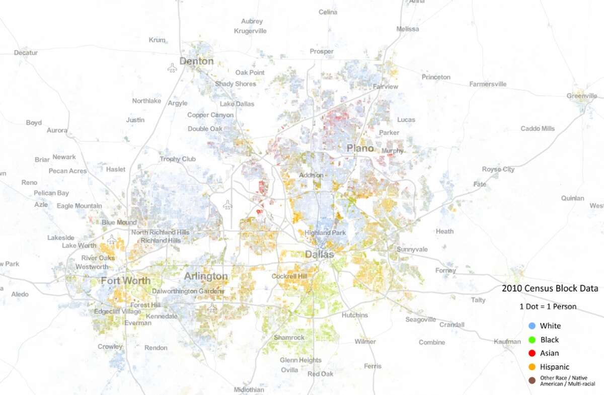 Stunning diversity map shows San Antonio's racial divide